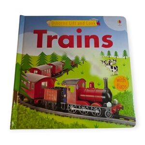 Usborne Lift-the-Flap: Trains (Board Book)